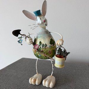Bobblehead Easter Bunny Decor